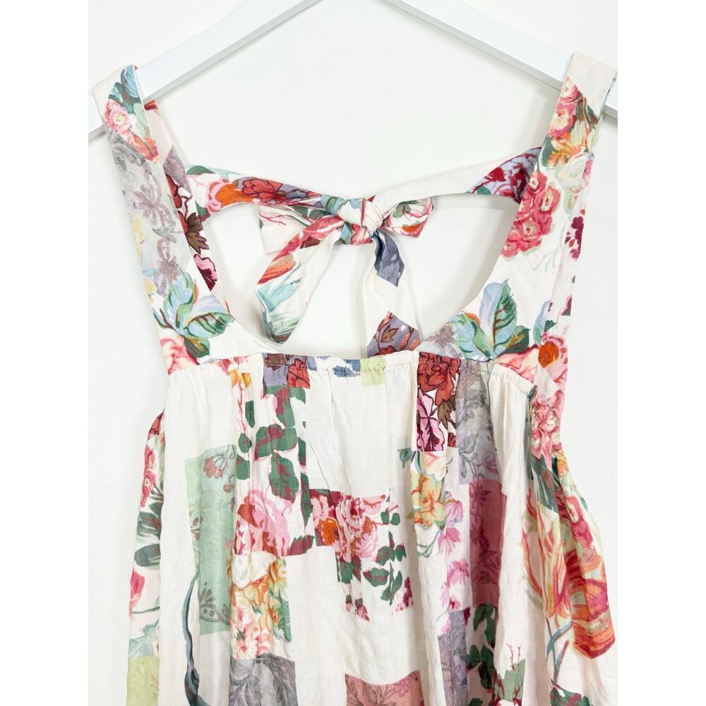 Anthropologie LyreBird Printed Tie-Back Midi Nap Dress - Picture 4 of 8